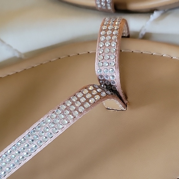 Blush Bling Material Girl Sandals - Picture 5 of 7